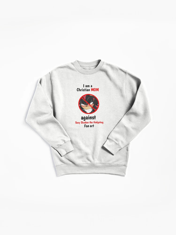 Christian Mom Against Shadow - Funny Meme Culture Hoodie