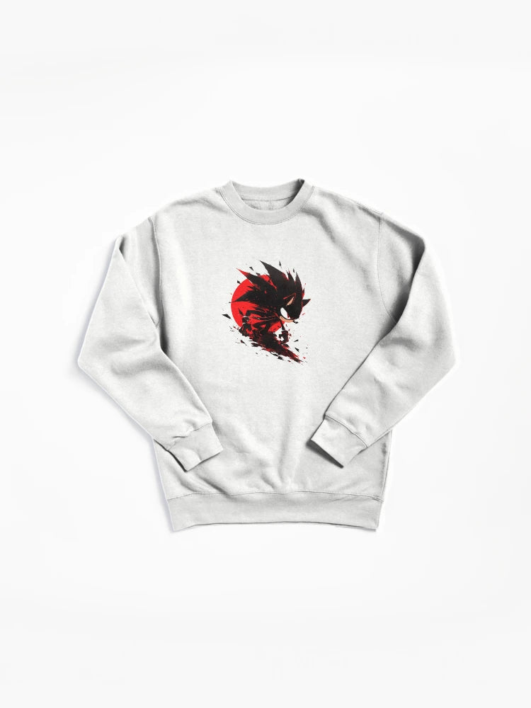 Shadow Dark Hero Hoodie - Minimalist Character Sweatshirt