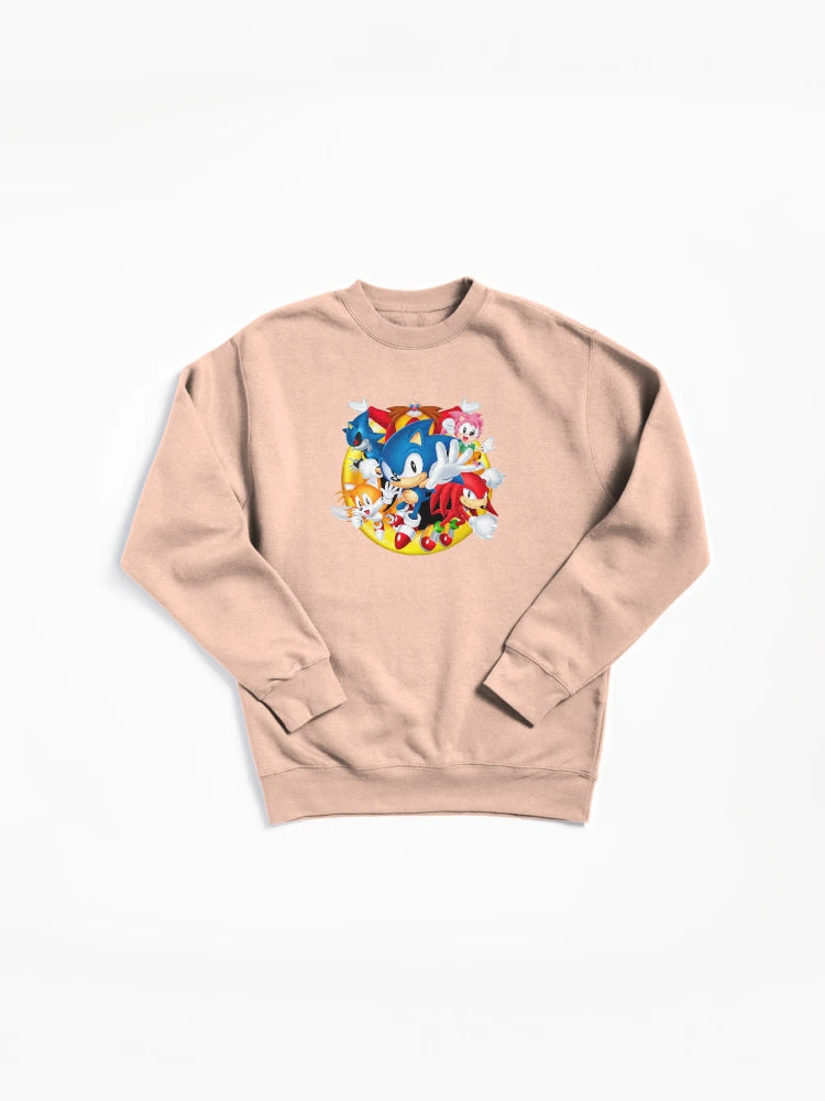Sonic Origins Classic Gaming Sweatshirt - Retro Video Game Apparel