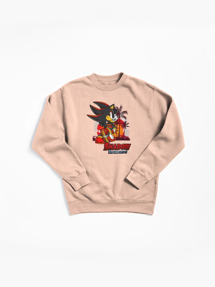 Shadow Hedgehog Midnight Edition - Sleek Urban Style Pullover