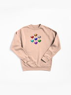Chaos Emeralds Power Symbols - Magic Gem Gaming Sweatshirt