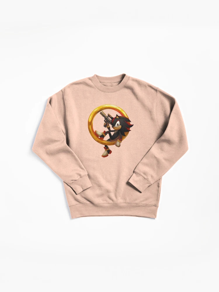 Shadow the Hedgehog Dark Aesthetic - Durable Cotton Blend Hoodie