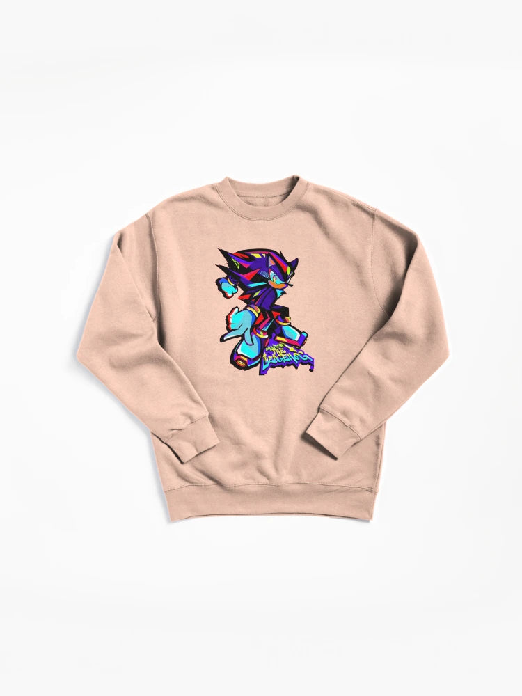 Shadow the Hedgehog Stealth Mode - Comfortable Fleece Pullover