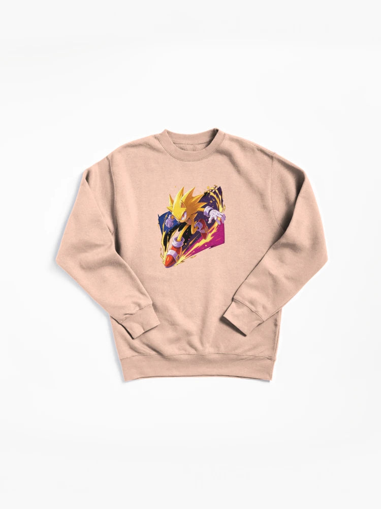 Super Sonic Golden Glow - Power-Up Transformation Hoodie