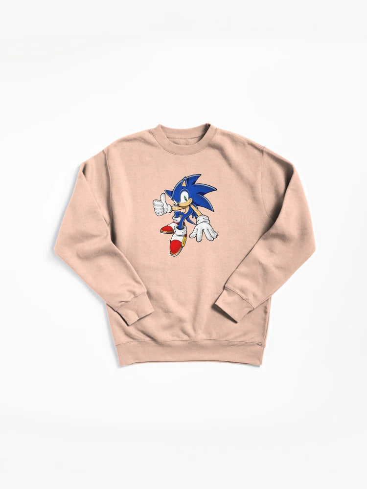 Sonic Hedgehog Classic Runner - Timeless Video Game Hoodie
