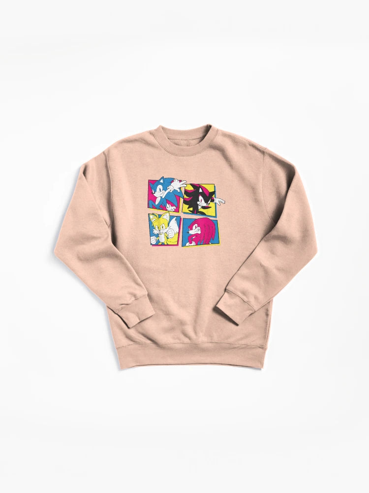 Sonic Shadow Tails Knuckles Team - Ultimate Hero Squad Hoodie