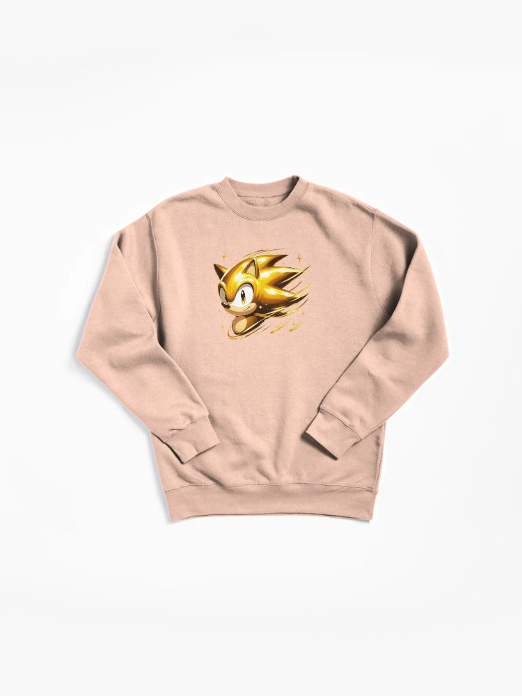 Super Sonic Golden Transformation - Premium Gamer Pullover Hoodie