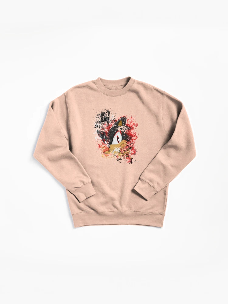 Shadow Character Action Pose - High Detail Gaming Sweatshirt