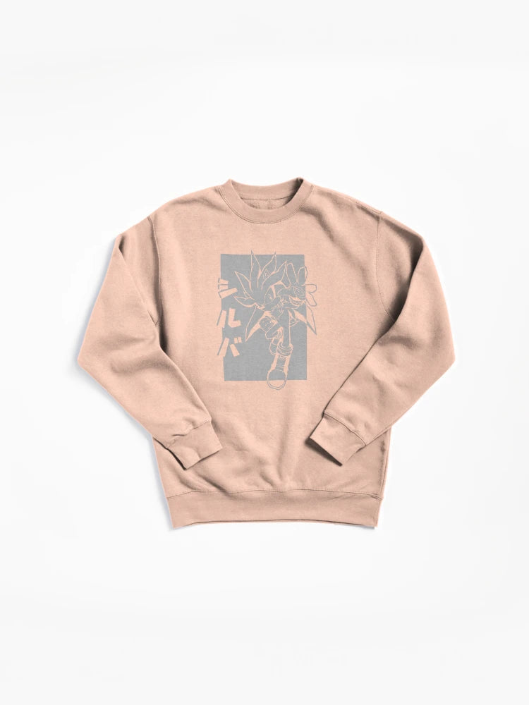 Silver the Hedgehog Psychic Power - Future Hero Graphic Hoodie