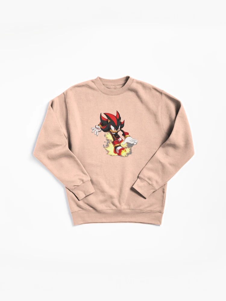Shadow the Hedgehog Dark Speed - Sleek Athletic Sweatshirt