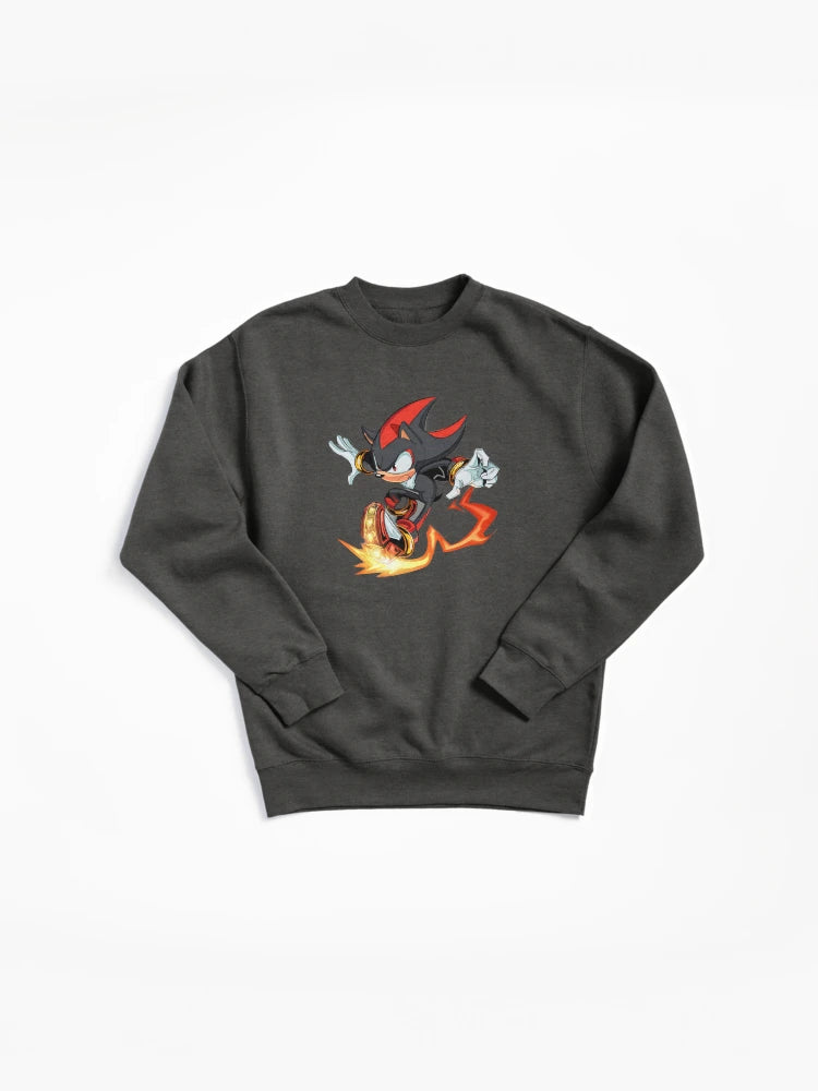 Shadow the Hedgehog Fire Design - Blazing Speed Pullover Hoodie