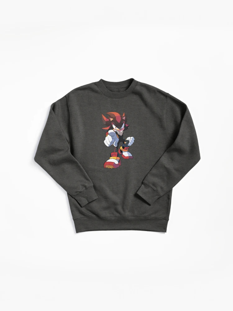Shadow Hedgehog Signature Look - Trendy Pop Culture Sweatshirt