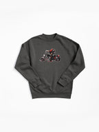 Shadow on Motorcycle Fan Art - Cool Biker Hedgehog Sweatshirt