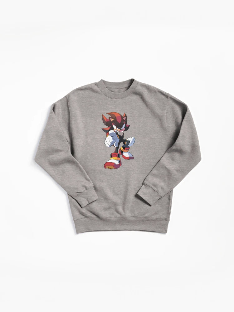 Shadow Hedgehog Signature Look - Trendy Pop Culture Sweatshirt