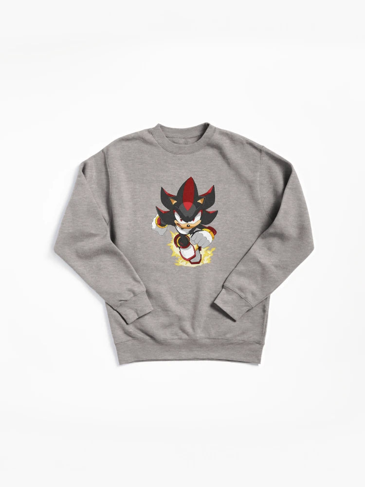 Shadow Classic Hedgehog Art - Vintage Style Gaming Hoodie