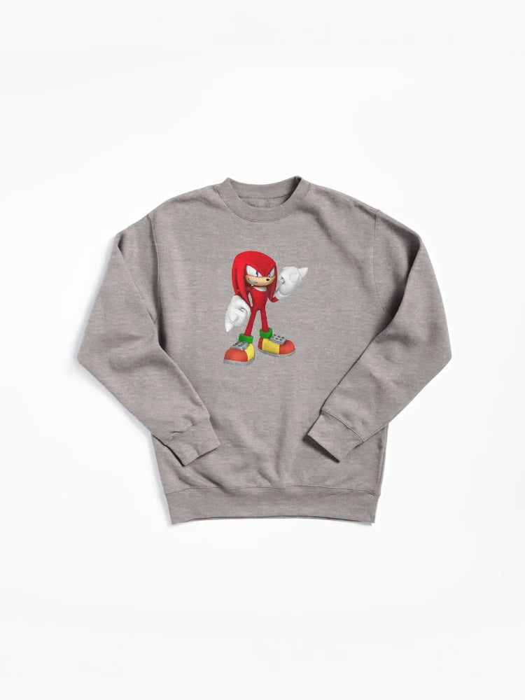 Knuckles the Echidna Strength - Red Guardian Graphic Hoodie