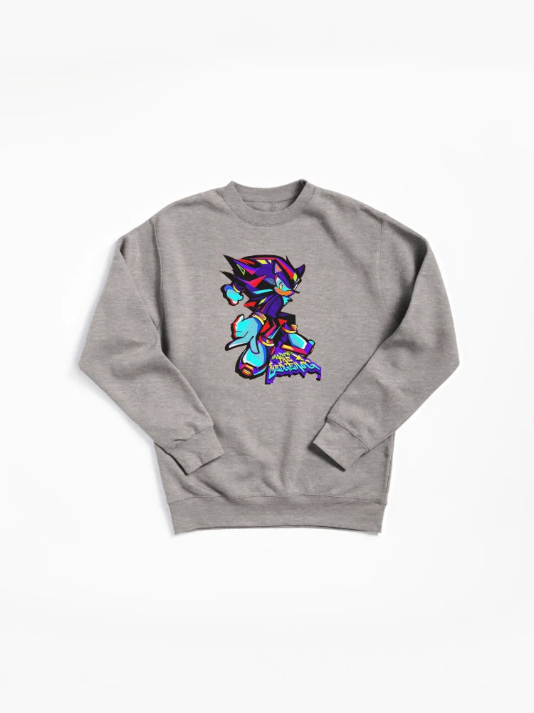 Shadow the Hedgehog Stealth Mode - Comfortable Fleece Pullover