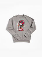 Artistic Sonic Portrait - Creative Fan Illustration Sweatshirt