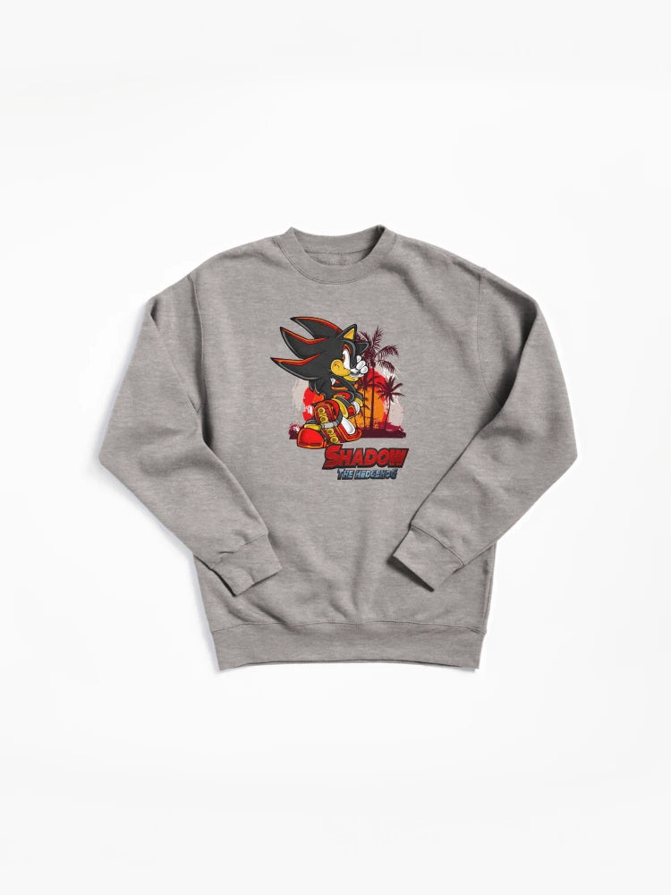 Shadow Hedgehog Midnight Edition - Sleek Urban Style Pullover