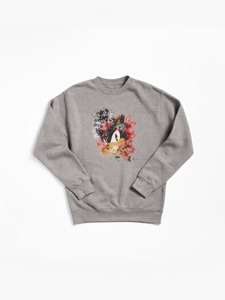Shadow Character Action Pose - High Detail Gaming Sweatshirt