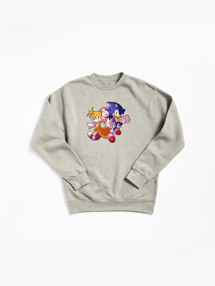 Sonic and Tails Team - Iconic Hero Duo Hoodie