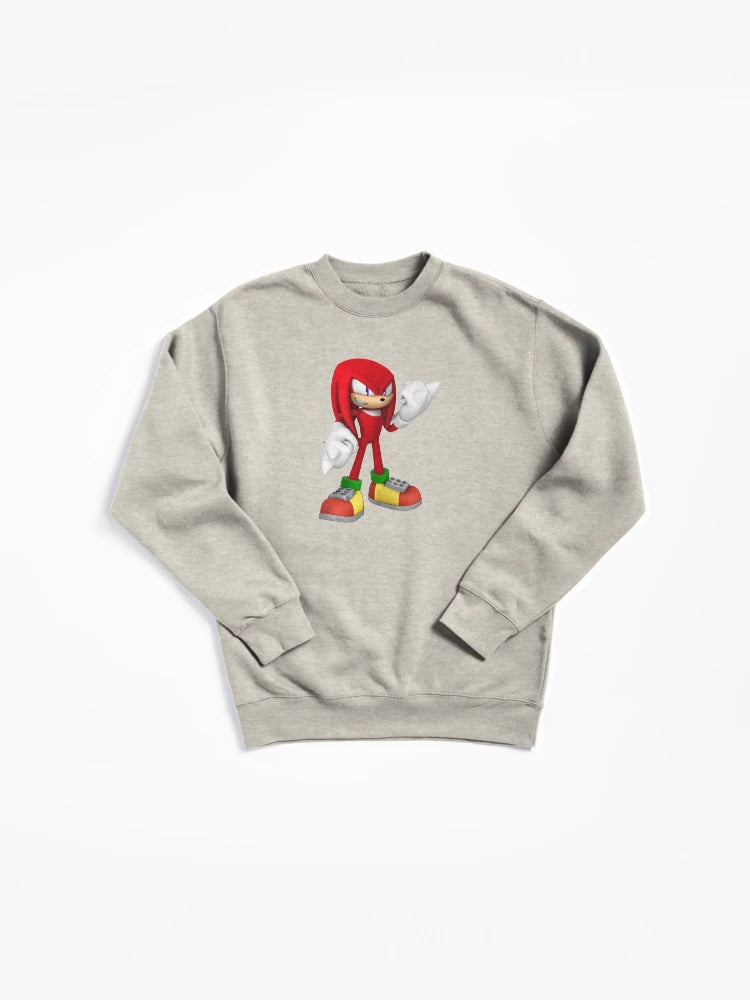 Knuckles the Echidna Strength - Red Guardian Graphic Hoodie
