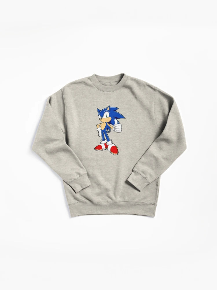 Sonic Velocity Graphic Hoodie - Classic Character Sweatshirt