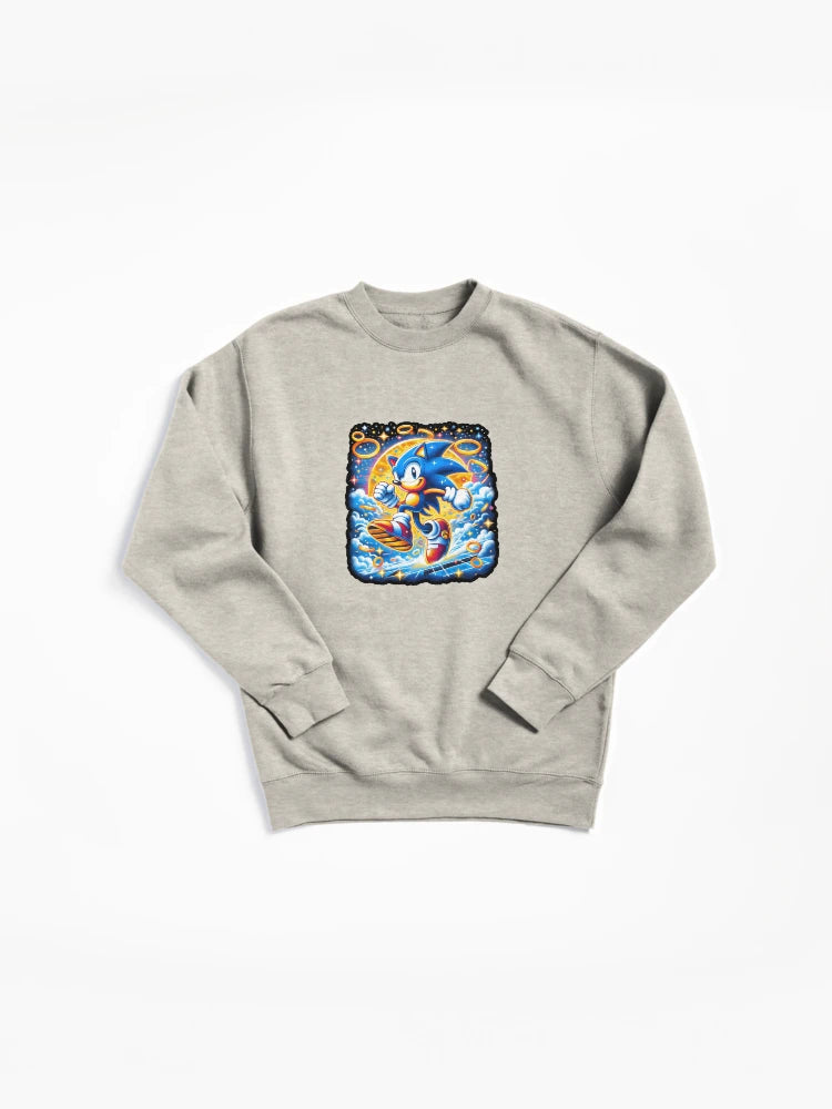 Rings in Clouds Art - Ethereal Sonic Level Sweatshirt