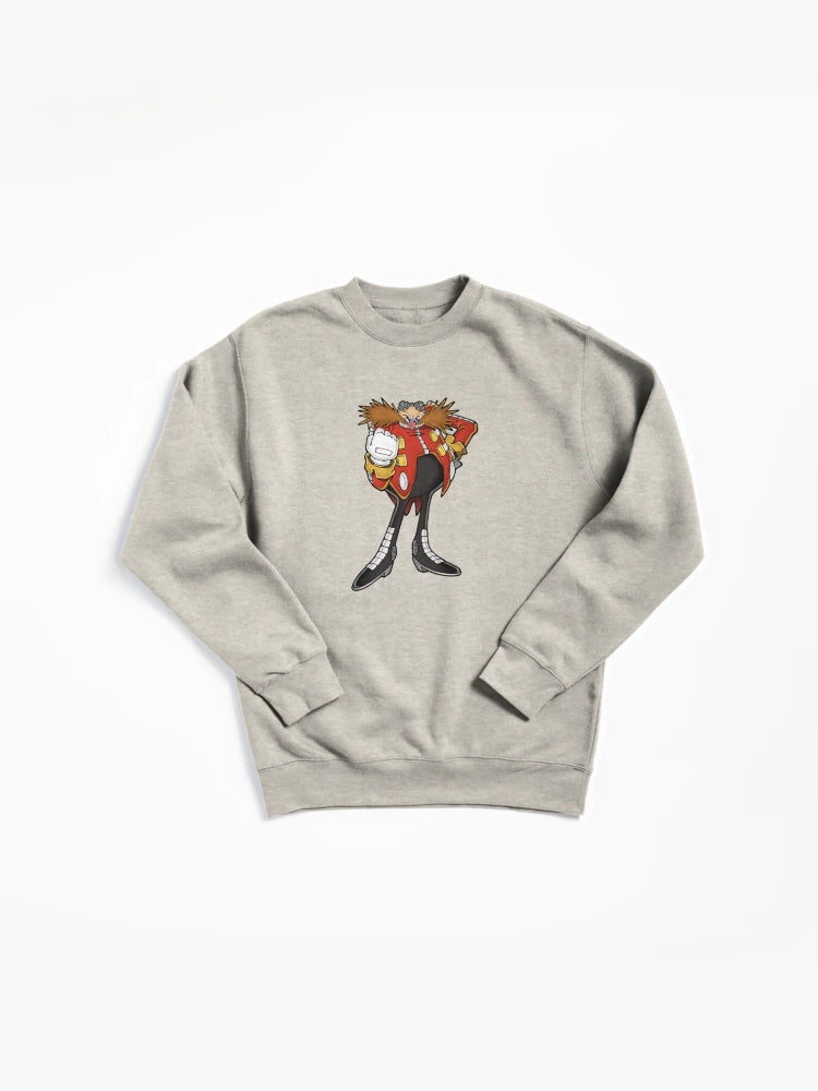 Doctor Eggman Villain Art - Classic Rival Fan Pullover