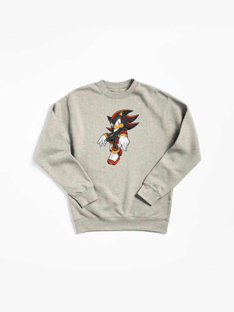Shadow the Hedgehog Dark Silhouette - Minimalist Fan Hoodie