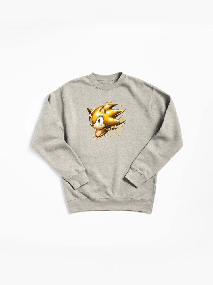 Super Sonic Golden Transformation - Premium Gamer Pullover Hoodie