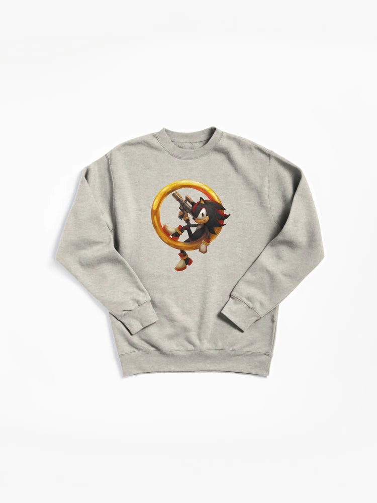 Shadow the Hedgehog Dark Aesthetic - Durable Cotton Blend Hoodie