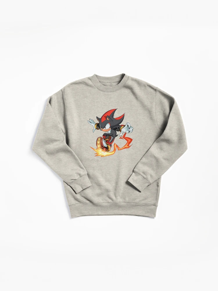 Shadow Fire Blast Hoodie - Intense Dark Energy Pullover