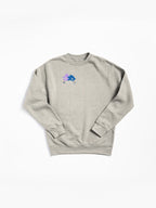 Sonic Rush Minimalist Vector - Clean White Gaming Sweatshirt