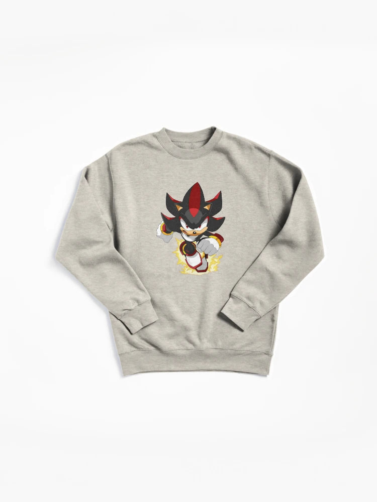 Shadow Classic Hedgehog Art - Vintage Style Gaming Hoodie