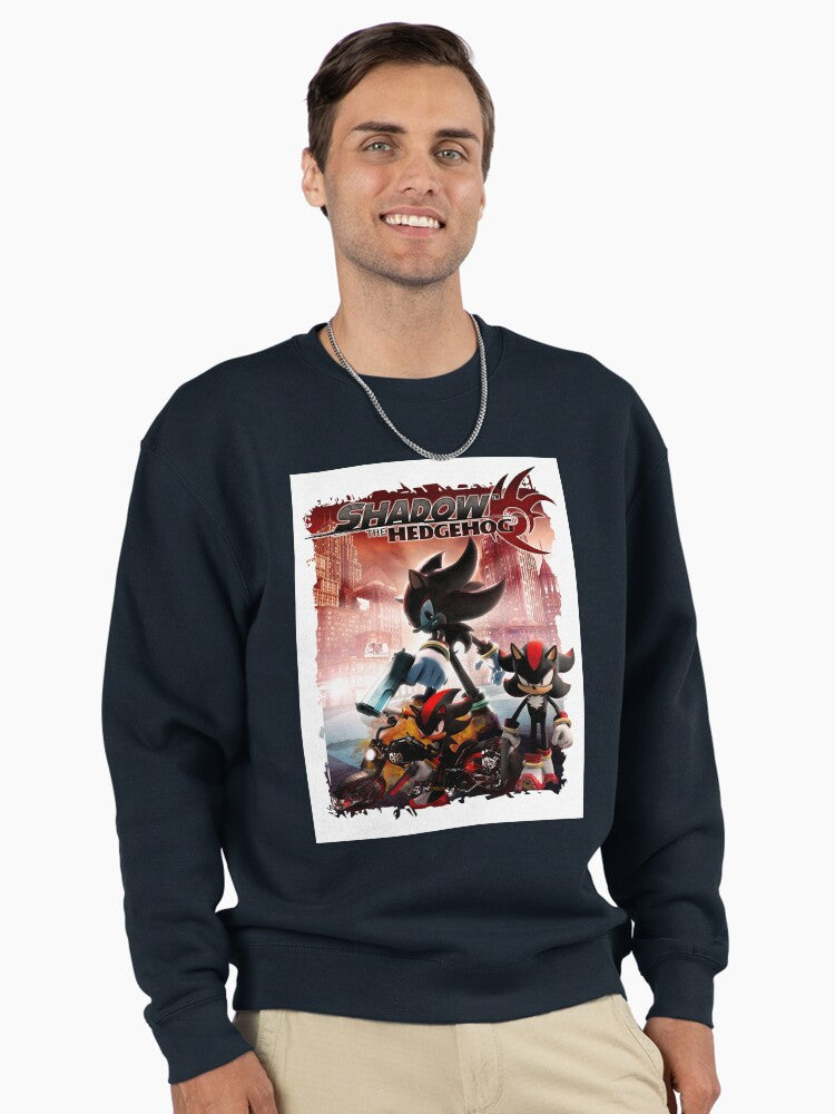 Funny Shadow Hedgehog Gift - Cute Humorous Graphic Pullover Dark Blue