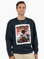 Funny Shadow Hedgehog Gift - Cute Humorous Graphic Pullover Dark Blue