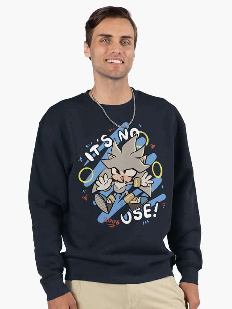 Silver the Hedgehog Telekinesis - Future Guardian Hoodie Blue
