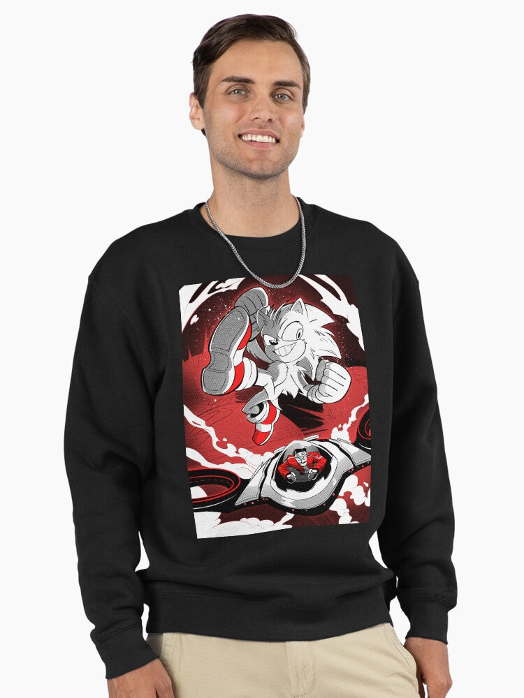 I'll Get That Hedgehog - Dr. Eggman Quote Hoodie Black