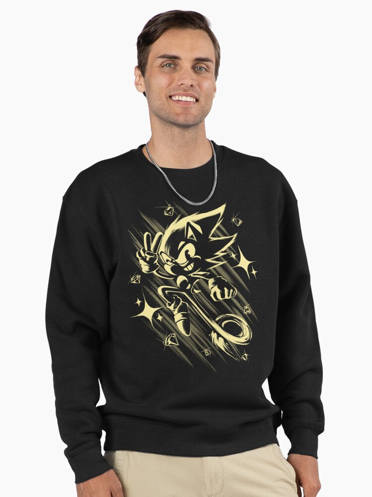 Good Ending Victory Screen - Retro Gaming Achievement Hoodie Black