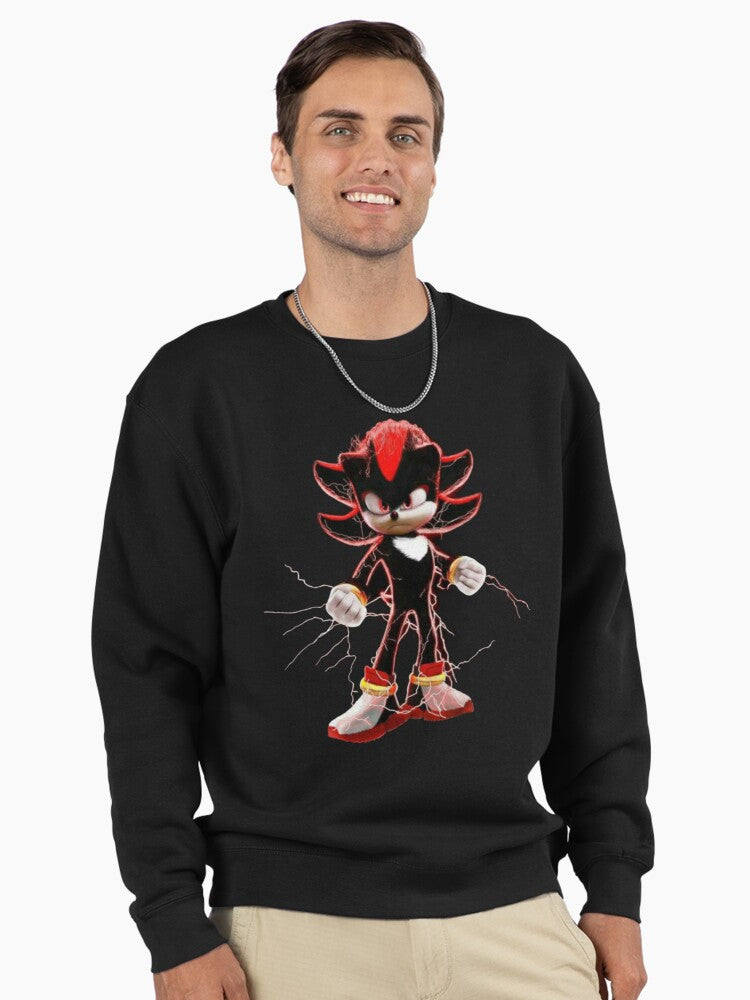 Shadow the Hedgehog Bold Stare - Dark Hero Pullover Black