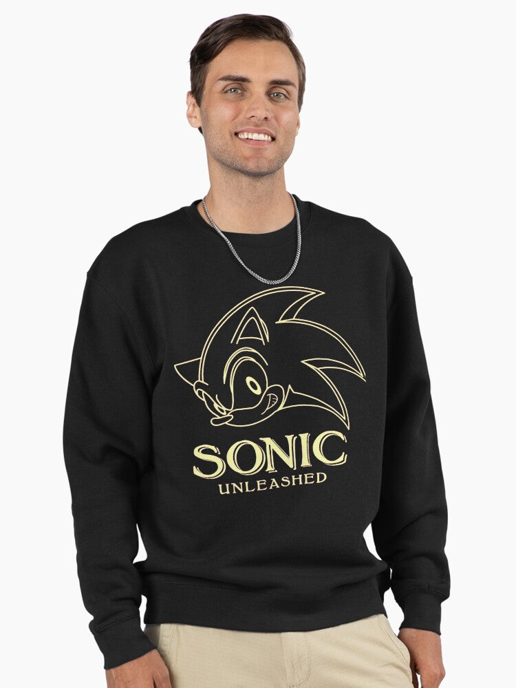 Sonic Artistic Character - Unique Style Graphic Hoodie Black
