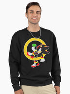 Shadow Sonic Ring Art - Dynamic Hero Portal Hoodie Black