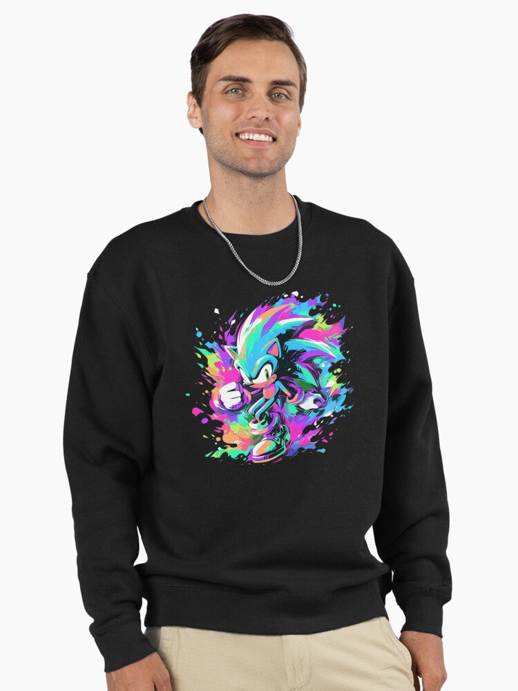 Sonic the Hedgehog Bold - Iconic Character Fan Pullover Black