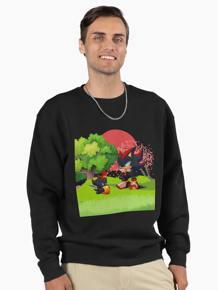 Shadow Ultimate Stealth - Sleek Character Fan Sweatshirt Black