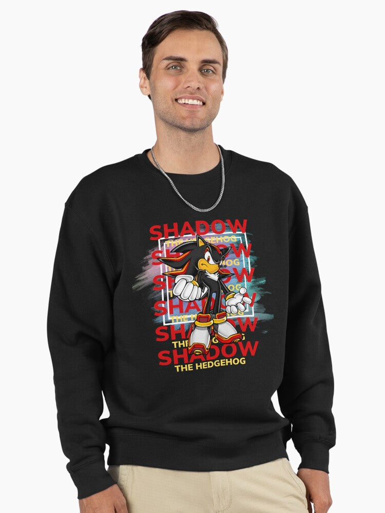 Shadow the Hedgehog Dark Speed - Athletic Fit Pullover Hoodie Black