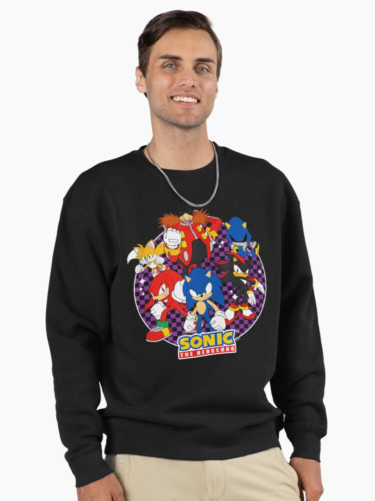 Cartoon 90s Anime Style - Retro Racing Fan Hoodie Black