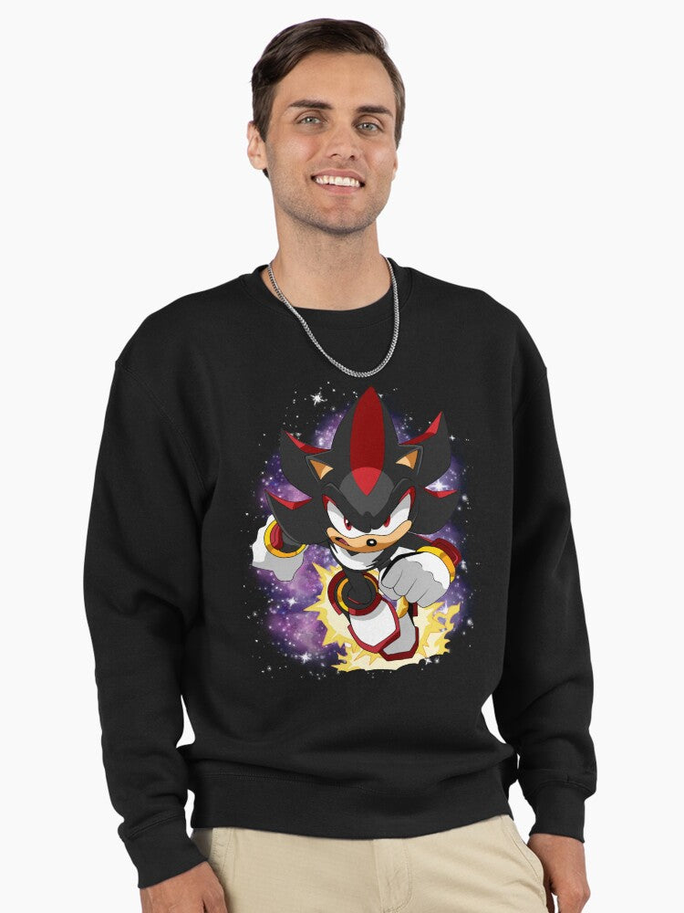 Shadow Birthday Surprise - Funny Graphic Gift Sweatshirt Black