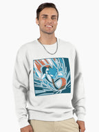He Can Really Move - Sonic Speed Catchphrase Hoodie White