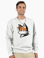 Tails Headshot Minimalist - Clean Character Face Hoodie White